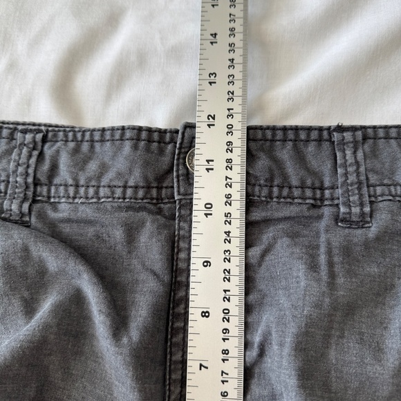 Prana‎ Men's HEMP Blend Lightweight Walking Shorts Casual Gray Size 34 Festival - Picture 12 of 15